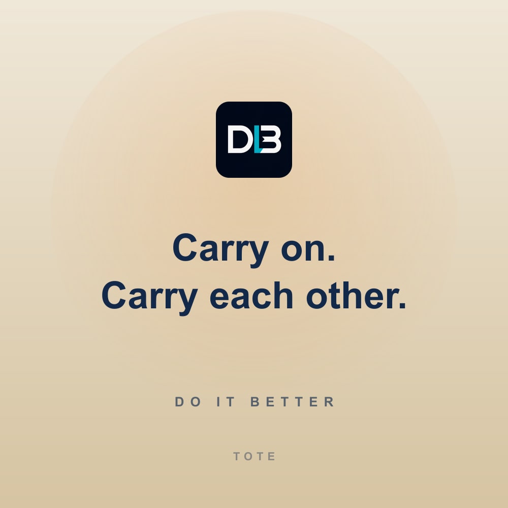 Carry Each Other Tote